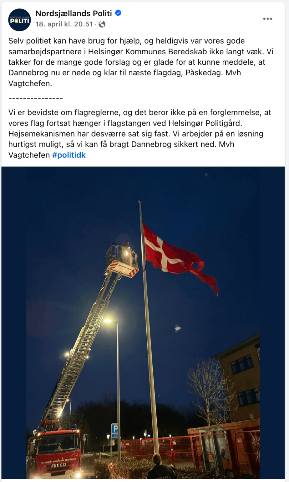North danish_sea_captian's Pile on the Flag callange of the North Zealand Policeでの更新。