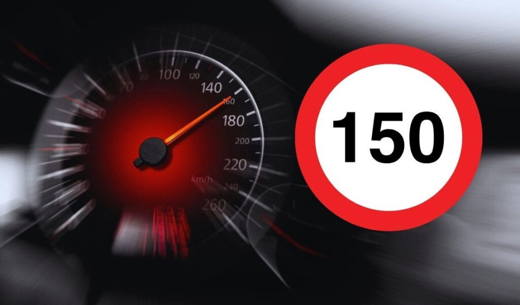 テストでは、スペインで最大150kmhまでの最大速度の増加
