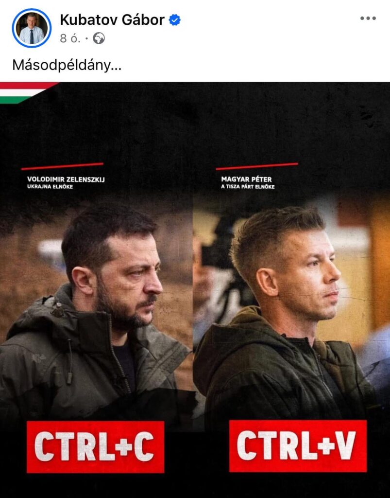 PéterMagyar= Zelenskyの場合、Orban =？