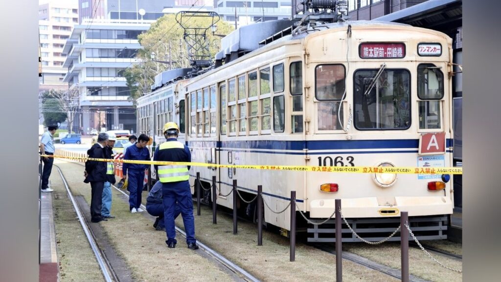 追突事故の熊本市電に速度計なし、代わりに運転士の速度感覚を図る検査…全車両へ速度計設置検討