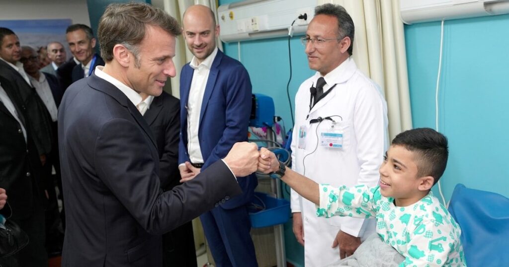 マクロン仏大統領、パレスチナ国家「6月にも承認」