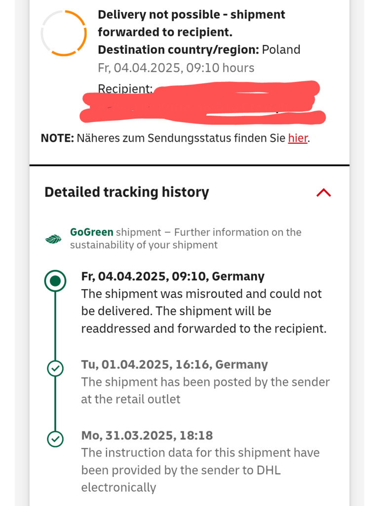 私のDHLパッケージで何が起こっているのですか？