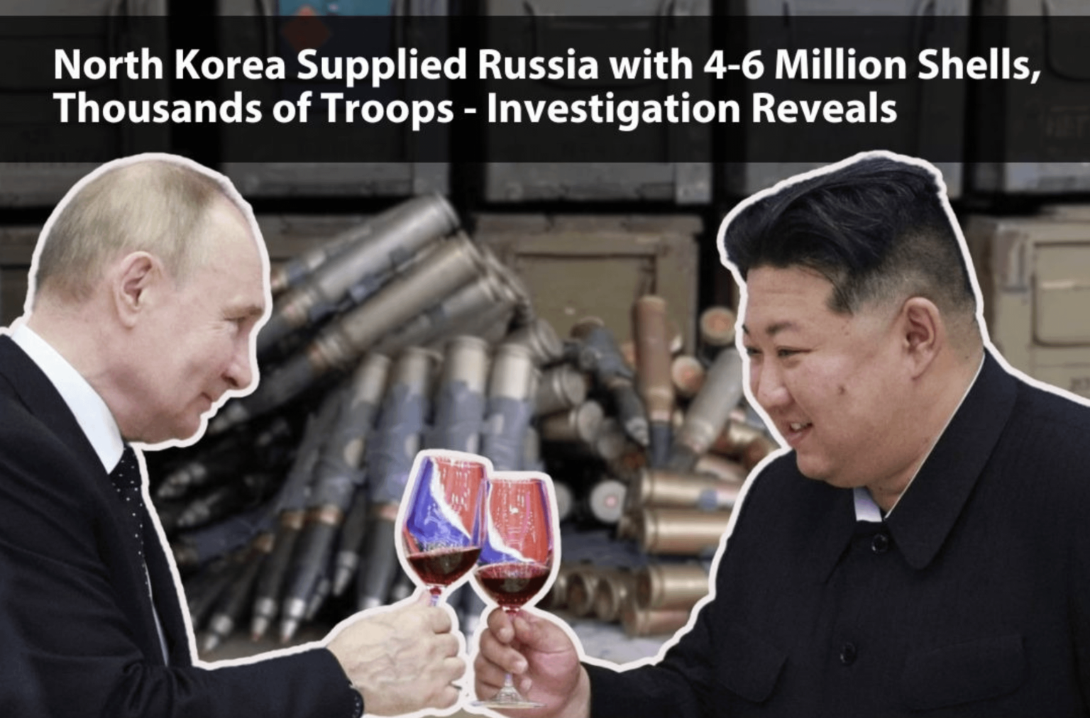 北朝鮮は、2023年半ばからロシアに4〜6mの砲兵砲を送り、ウクライナとの戦争を強化しています。ロイターとOSCは、ロケットやミサイルを含む海と鉄道を介して出荷された16Kコンテナを追跡します。いくつかのロシアのユニットの弾薬の最大100％は北朝鮮です