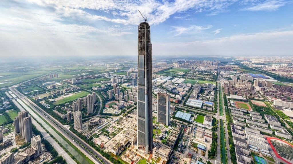 世界一高い未入居の超高層ビル、１０年ぶりに建設工事再開へ　中国・天津 - CNN.co.jp