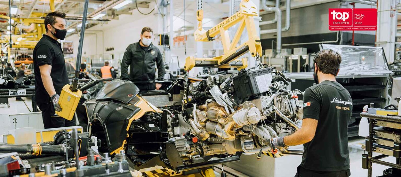 Lamborghini Is Top Employer Italy 2022