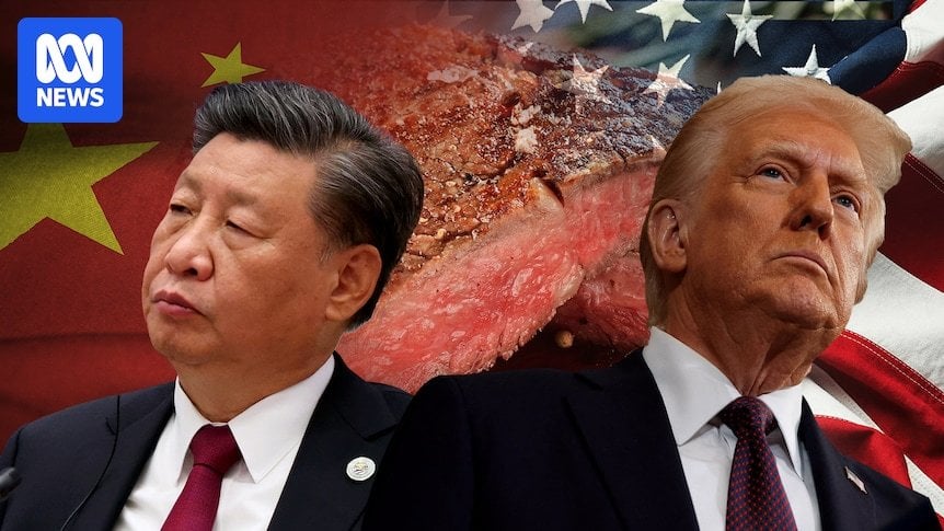 中国との貿易が停止するために米国が停止するため、オーストラリアの牛肉の需要の急増