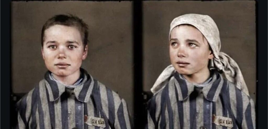 1942年12月にアウシュヴィッツに到着し、1943年5月18日に13歳で亡くなったポーランドの少女であるKrystynaTrześniewskaの囚人登録写真。