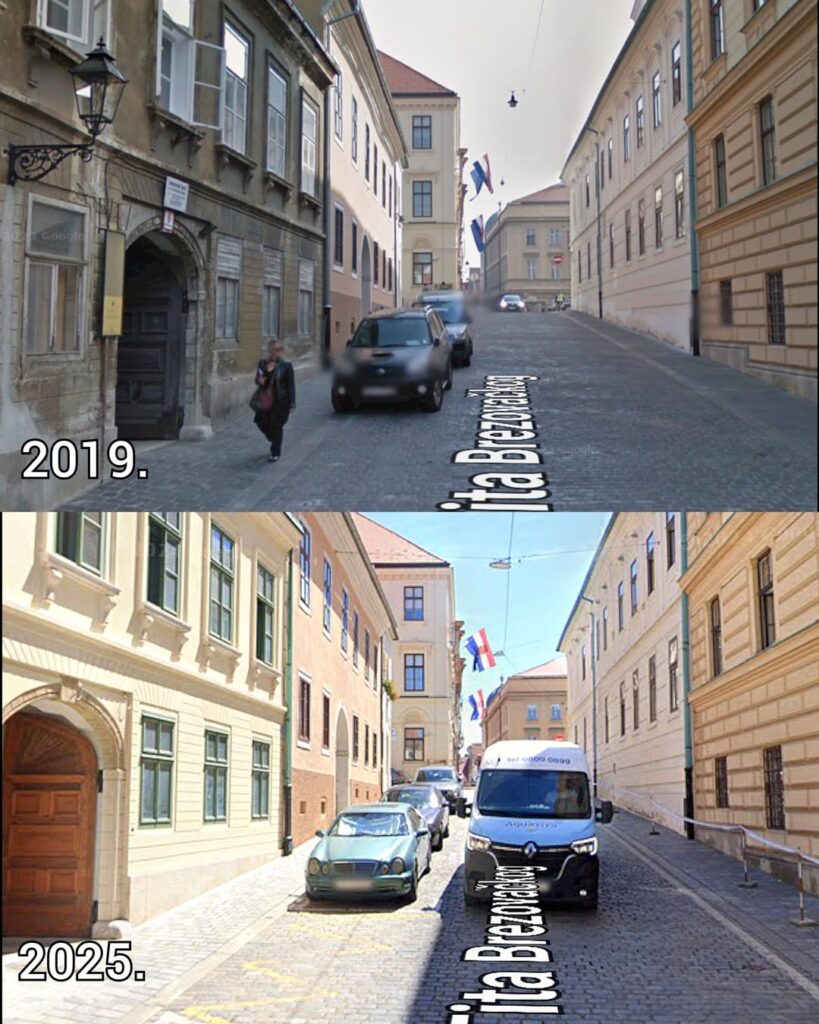 ザグレブはトマシェビッチと彼の任期の終わりに（Google Maps Edittion）の前のZagreb