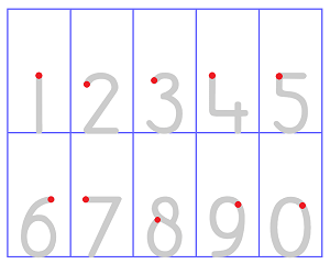 ナンバー8をどのように書きますか？