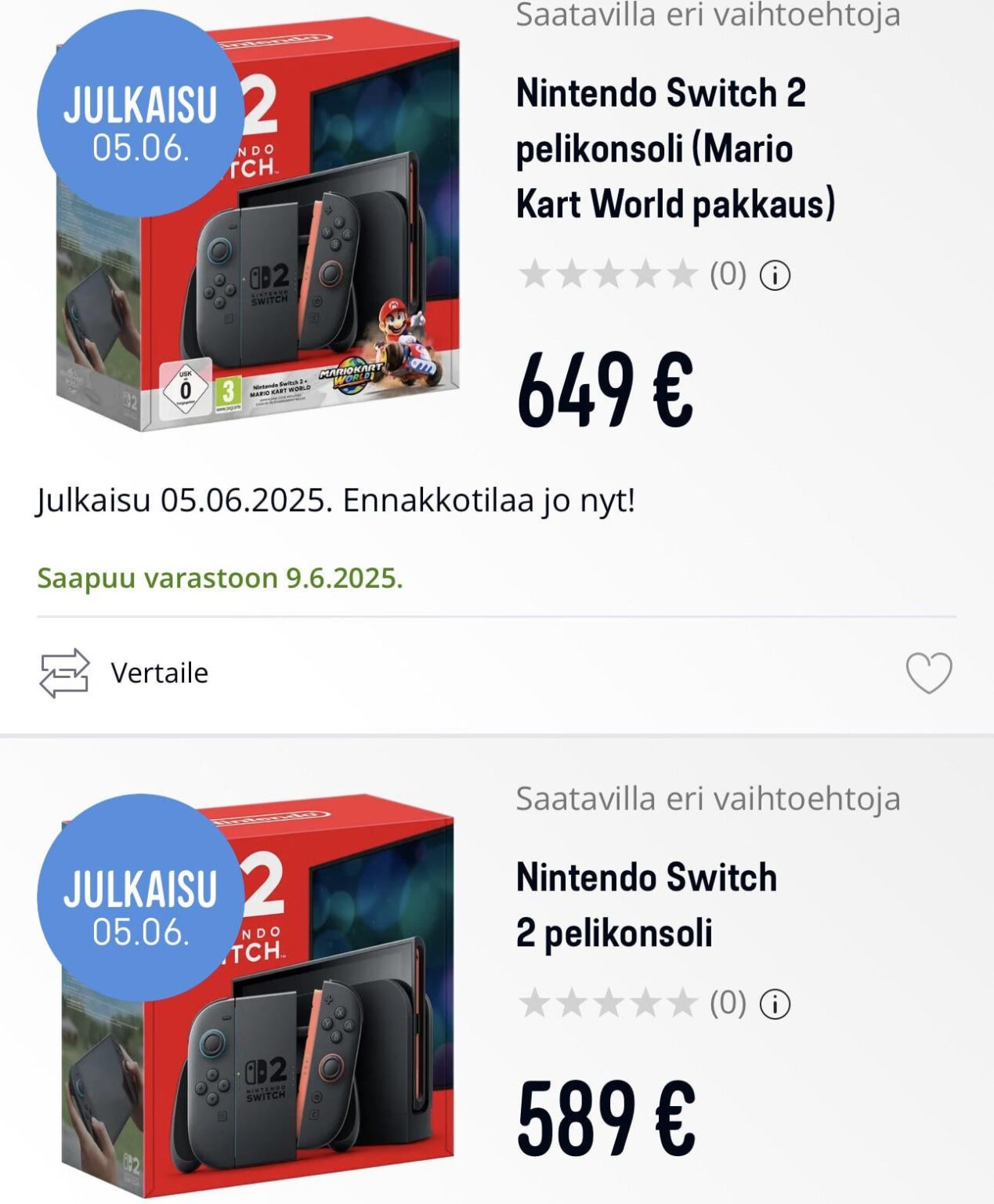 フィンランドのニンテンドースイッチ2価格はただクレイジーです🤯