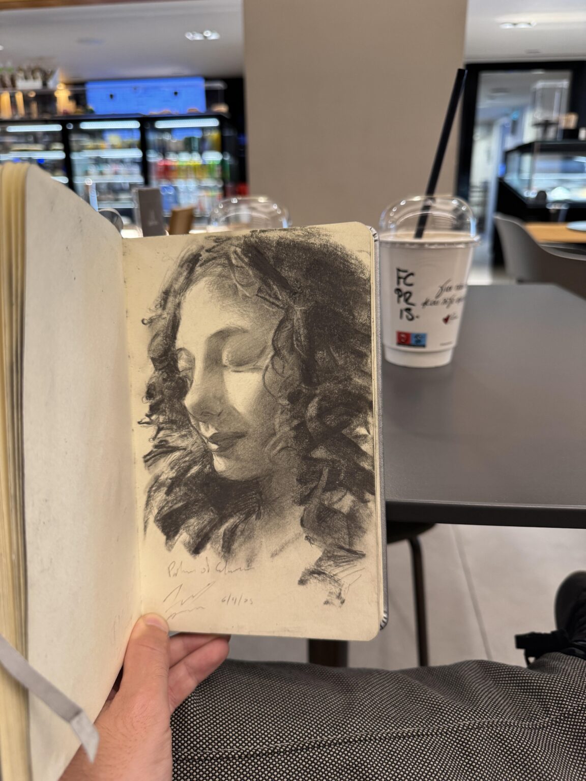 コーヒーベリーレドラでの絵