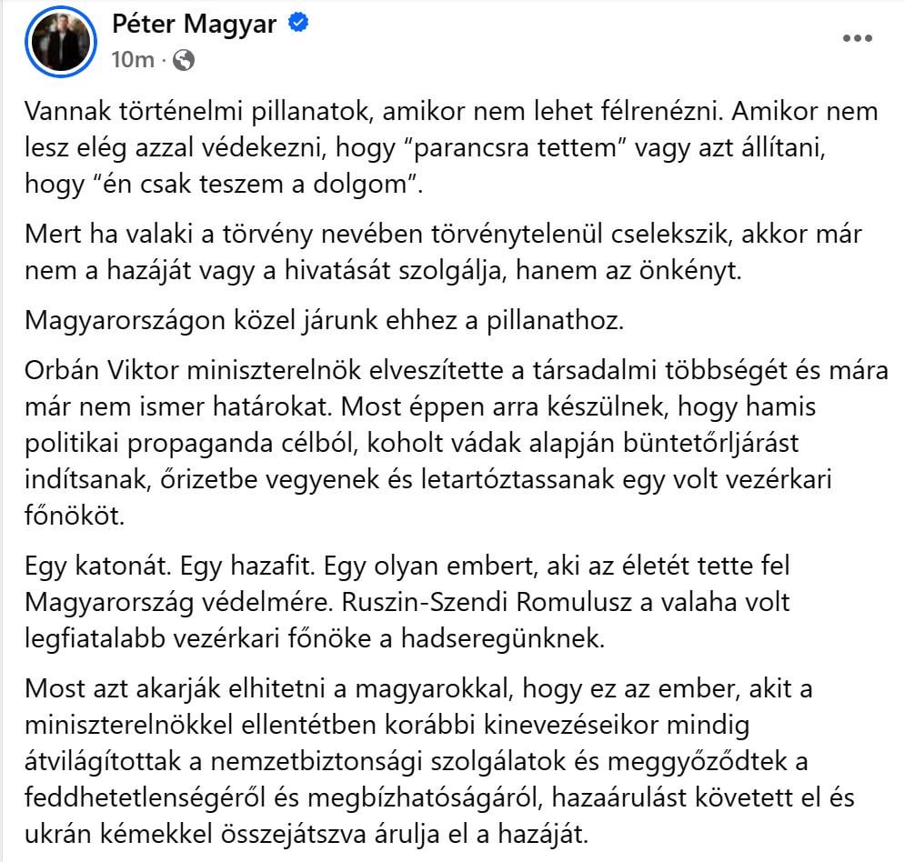 MP：Fideszは、コーティングされた告発に基づいてRuthenian Romulusを逮捕する準備をしています