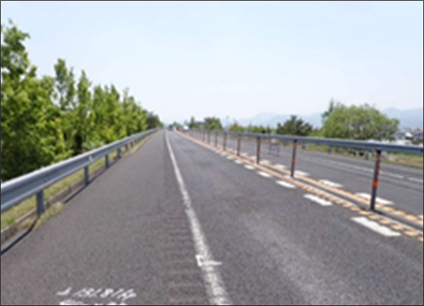 舗装損傷写真の写真