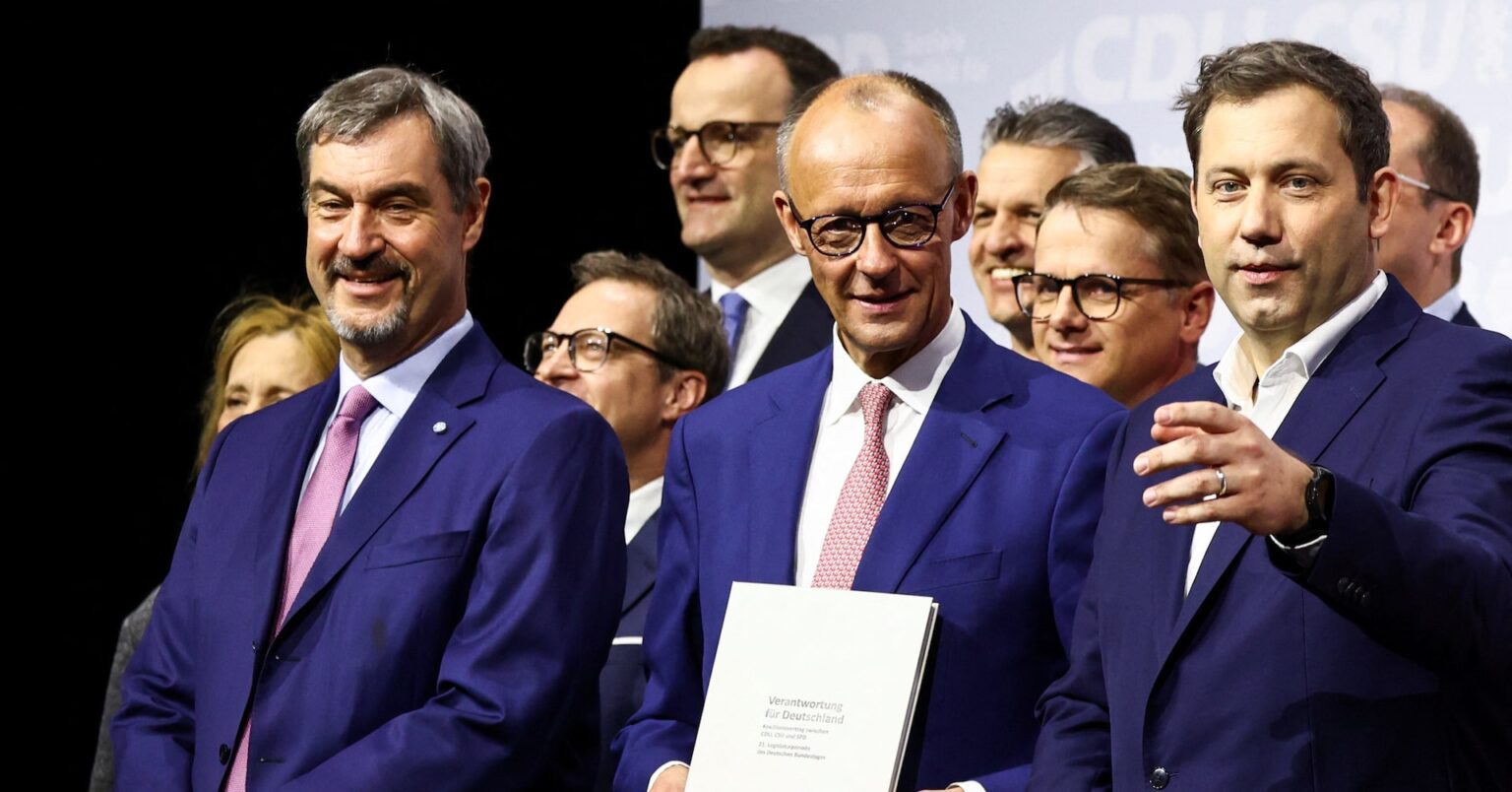 ドイツ保守連合・社民が連立協定に署名、メルツ氏6日に首相選出へ | ロイター