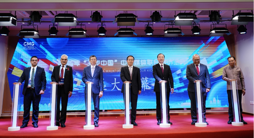 CGTN主催合同取材行事、2025年「中国を見て歩く」が武漢で始動