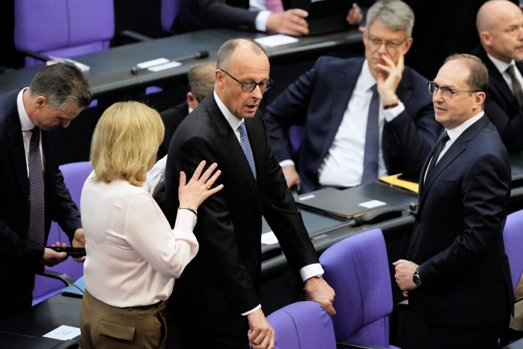 メルツ氏、ドイツ新首相に－議会投票初回で過半数得られず再投票で - Bloomberg