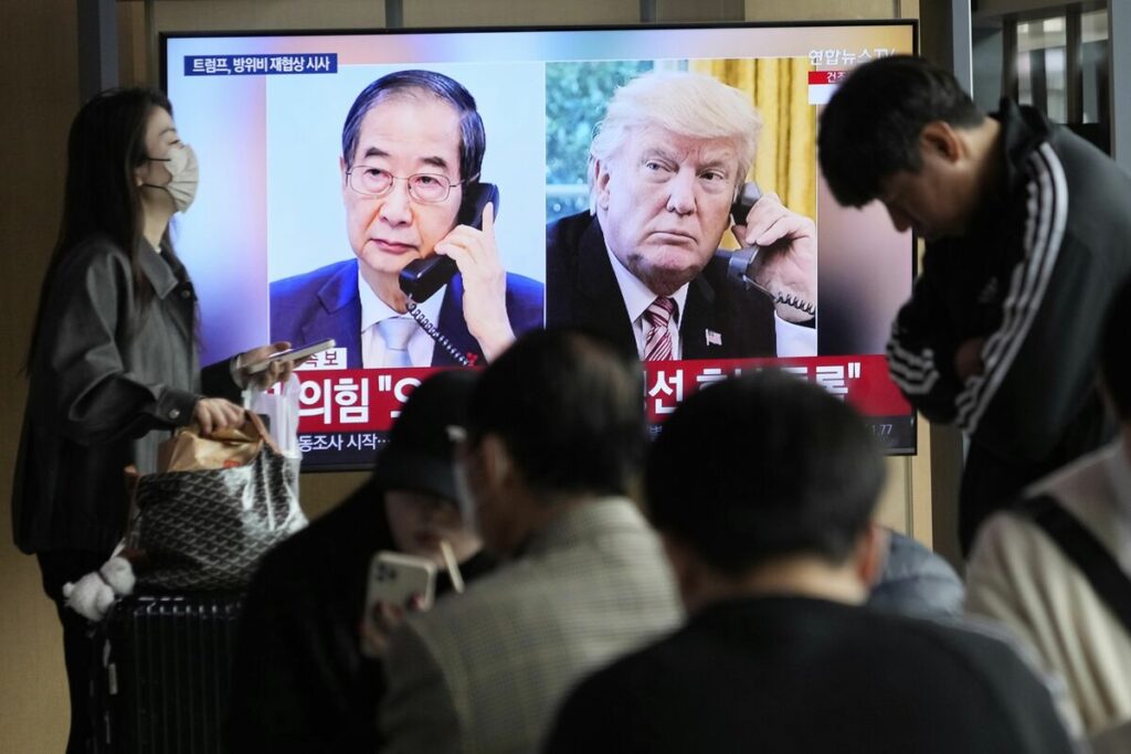 韓国・大統領職務代行がトランプとの電話会談で一定の成果、ところが野党は告発宣言、非常時にも続く与野党の泥試合(1/4) | JBpress (ジェイビープレス)