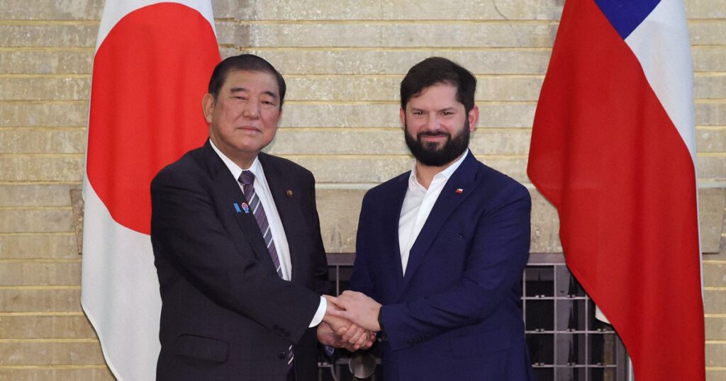 石破茂首相がチリ大統領と会談　万博外交の一環 ［写真特集1/4］ | 毎日新聞