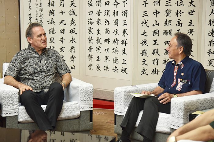 ＮＺと沖縄の交流を幅広く　大使、知事と面談 - 琉球新報デジタル