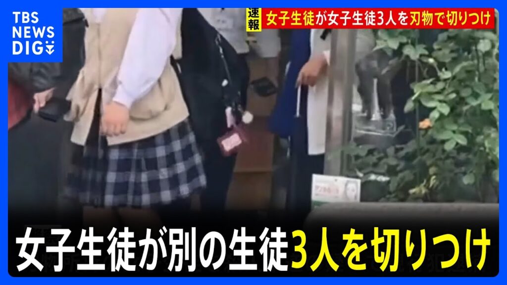 【速報】女子生徒が別の女子生徒3人を刃物で切りつけ　広島・福山市の通信制高校｜TBS NEWS DIG