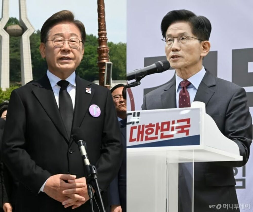 韓国大統領選、李在明46％ vs 金文洙41％…誤差範囲内の接戦、李俊錫10％で二桁台に　写真枚　国際ニュース：AFPBB News