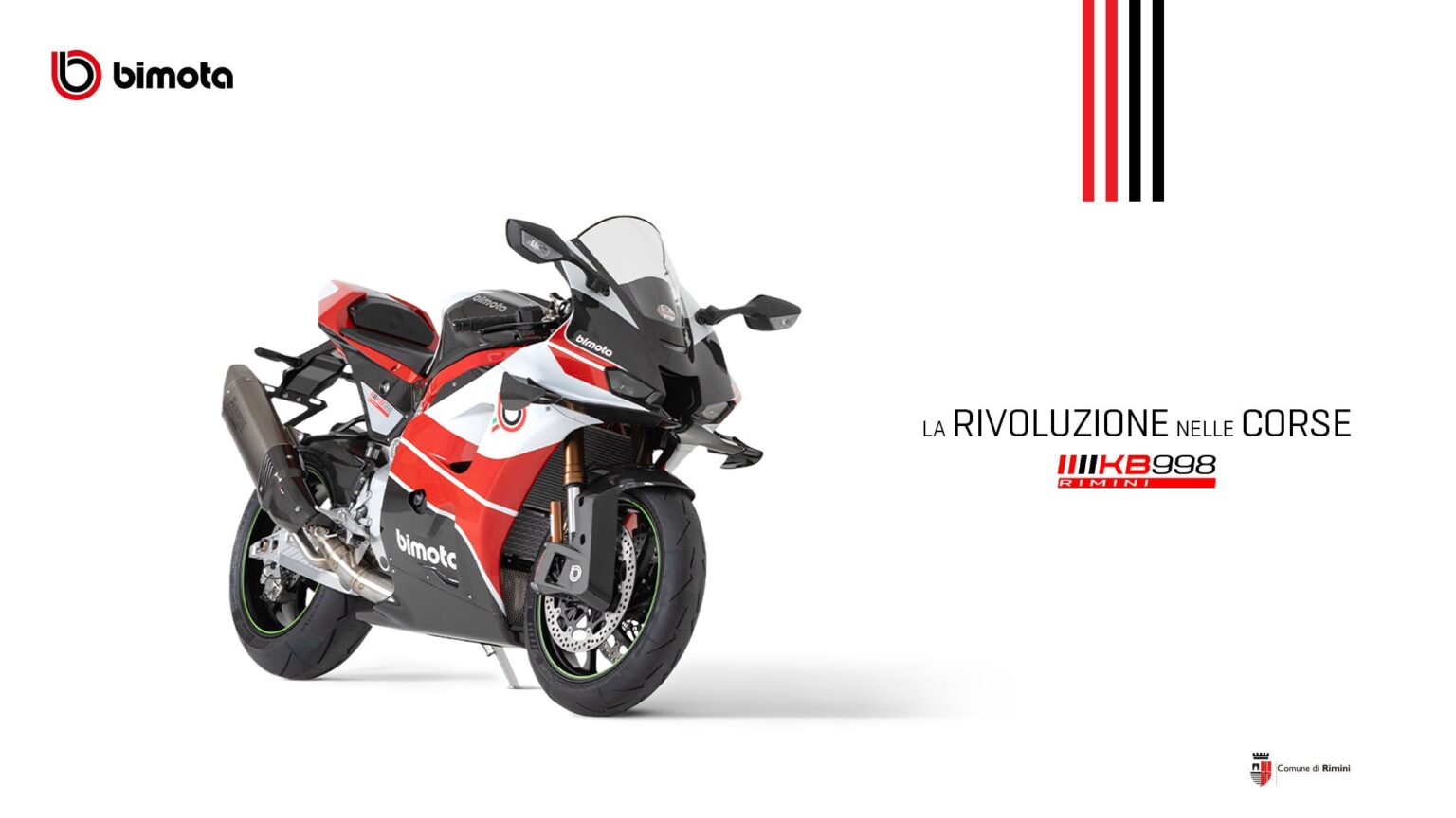 イタリアのハンドメイドモーターサイクルブランド "bimota" のNEWモデル「KB998 Rimini」が2025年9月1日に発売決定 | 株式会社カワサキモータースジャパンのプレスリリース