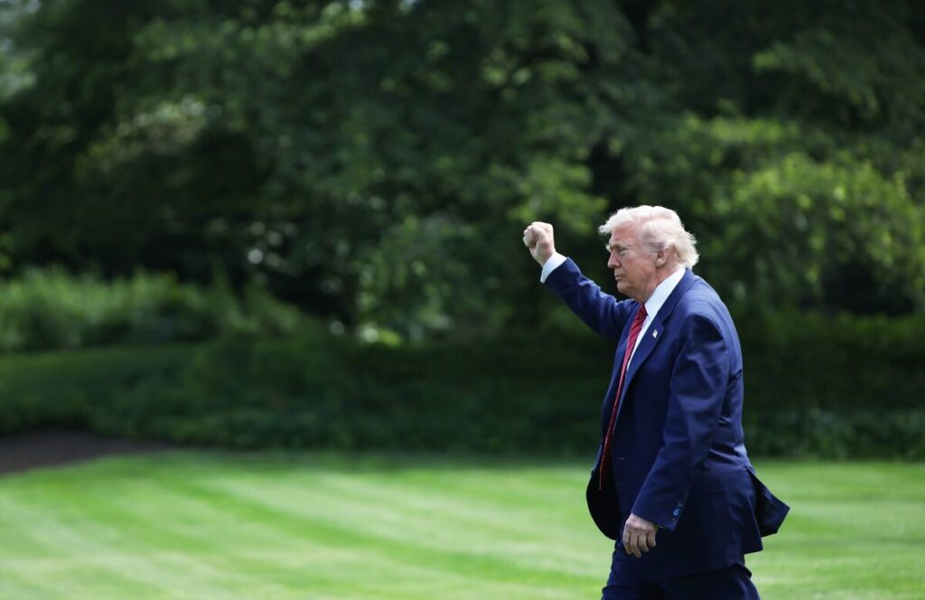 トランプ氏、対ＥＵ50％関税を7月9日に延期－欧州委員長と会談後 - Bloomberg