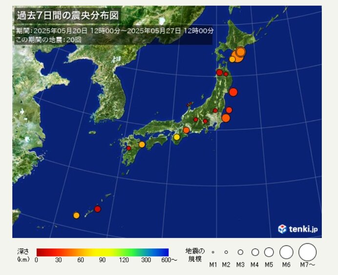 1週間の地震回数　23日と26日は北海道で震度4　地震が起きた際の適切な行動は