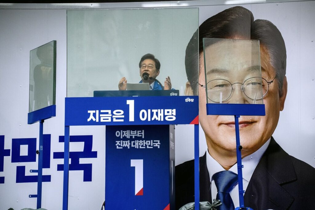 韓国大統領選、最大野党勝利なら外交姿勢慎重に－対日関係に緊張も - Bloomberg