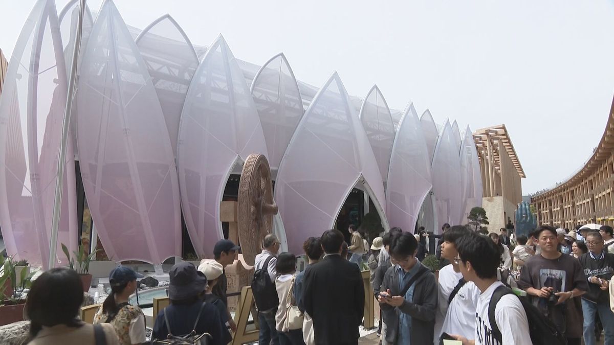 【速報】大阪・関西万博 “インド”パビリオンがついにオープン　人気殺到で初日の整理券配布は終了