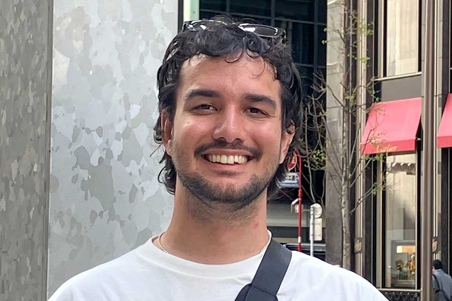 アメリカからやってきたデニスさん【写真：Hint-Pot編集部】