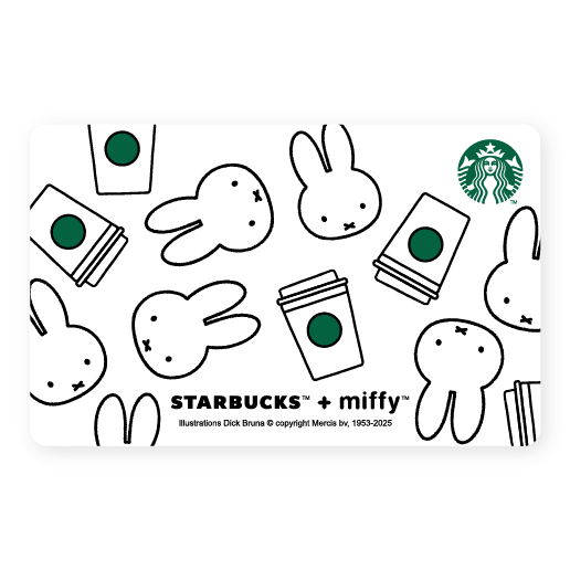 スタバxミッフィーコラボ商品（miffyカード）
