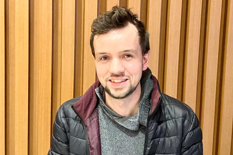 現在はイギリスに住むドイツ人のフロリアンさん【写真：Hint-Pot編集部】