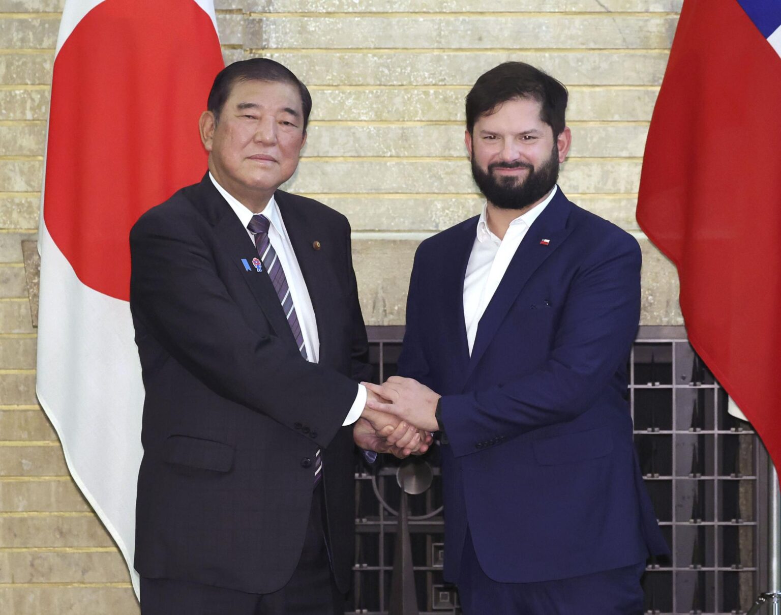 日本チリ、自由貿易の重要性一致 首相、ボリッチ大統領と会談（共同通信） - Yahoo!ニュース