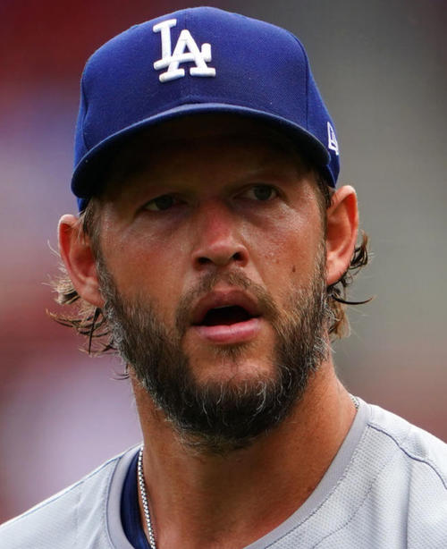 24年8月、ドジャースのカーショー