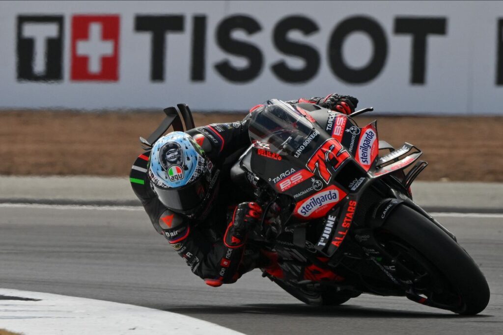 【2025 MotoGP 第7戦イギリスGP】ベッツェッキがアプリリア移籍後初優勝！ クアルタラロはトラブルに泣く（webオートバイ） - Yahoo!ニュース