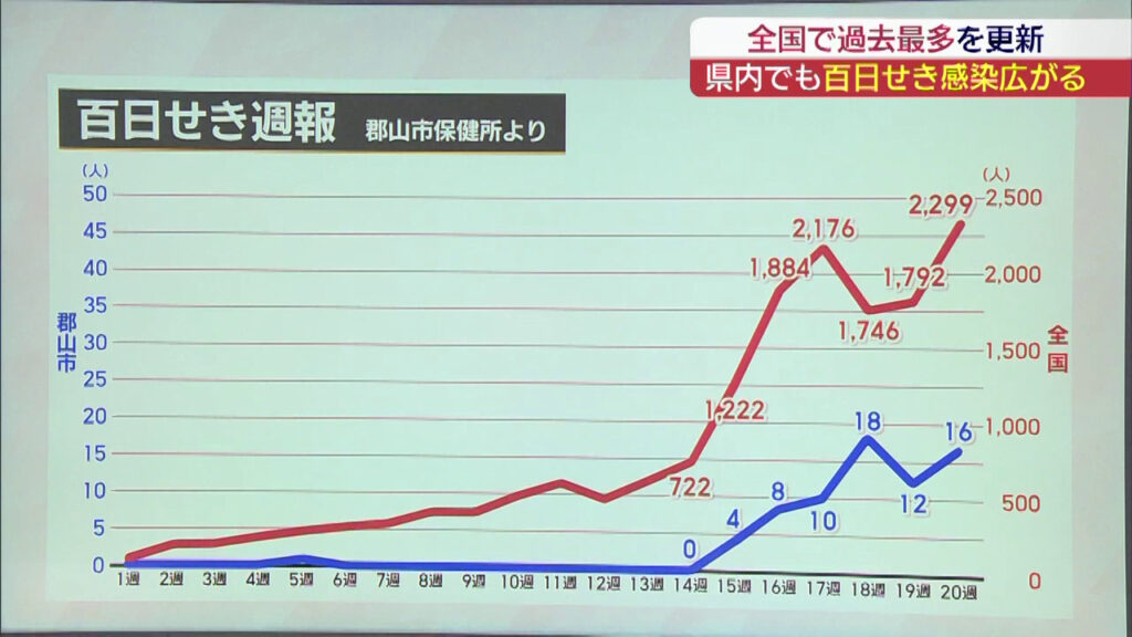 感染広がる「百日せき」専門家に聞く対策（福島）（KFB福島放送） - Yahoo!ニュース