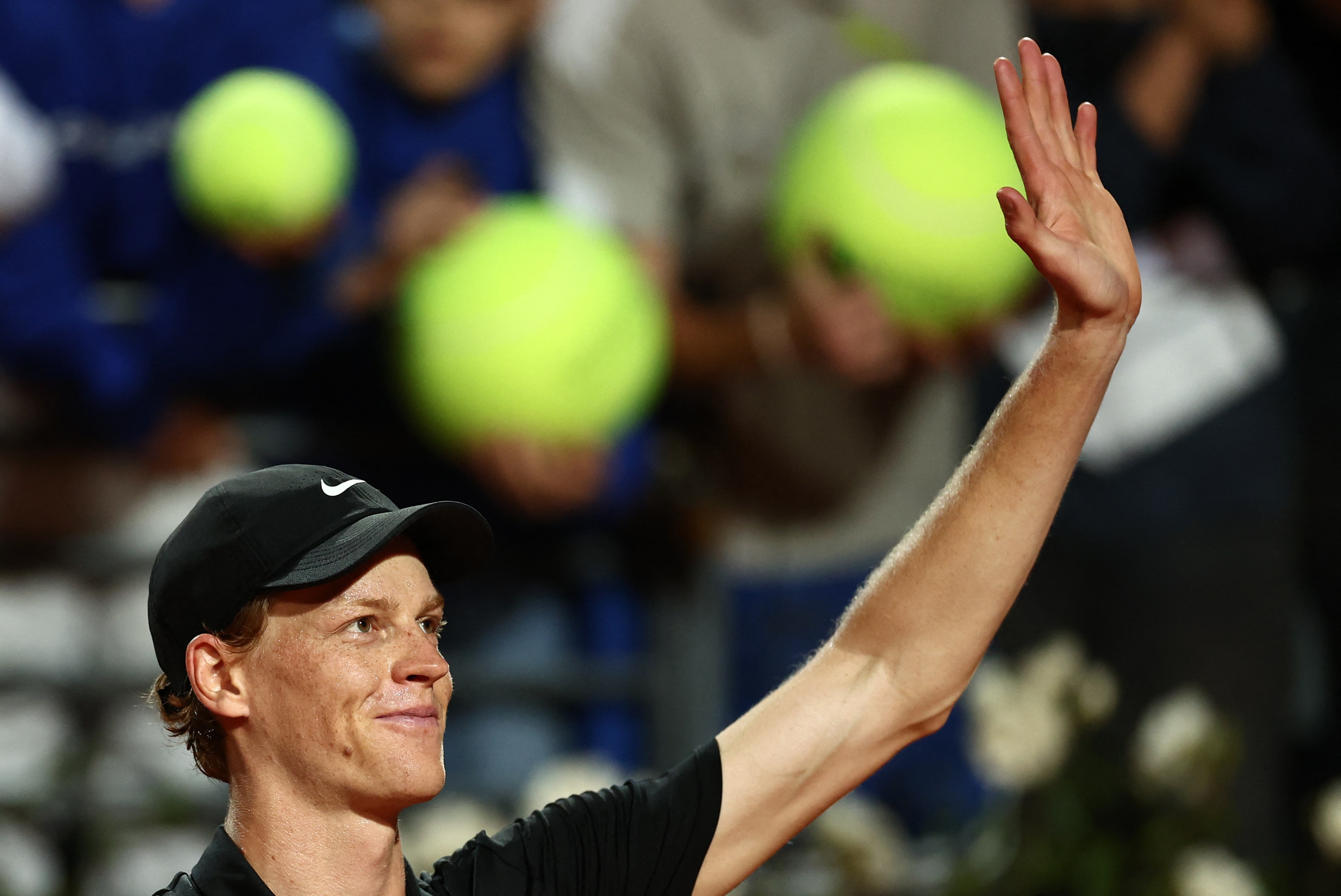 テニス＝イタリア国際、世界ランク1位のシナーが復帰戦で勝利