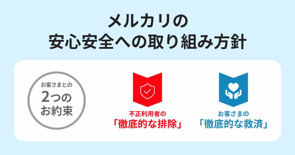 メルカリ、安心安全に関する新たな2つの約束と3つの取り組みを公開 | 株式会社メルカリ