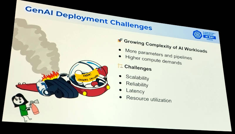 生成AIを実装する際の課題は主に演算リソースの高さとスケーラビリティ、信頼性など