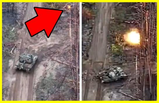 ロシアのドローンはコントロールを失い、爆発します。電子戦制度は敵のドローンを中和し、戦闘中にウクライナの戦車と乗組員を救った