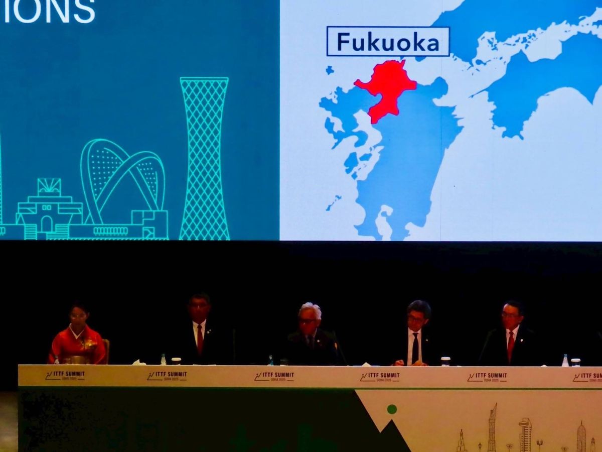 【速報】2028年世界卓球の福岡県開催が決定　知事「日本選手の活躍、国際スポーツ大会開催の実績、交通網、宿泊施設、競技会場が高く評価された」九州では初　