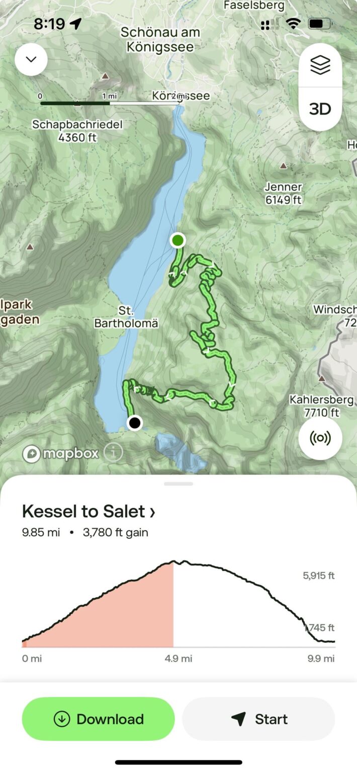 Königsseeハイキングの実現可能性 Königsseeハイキングの実現可能性