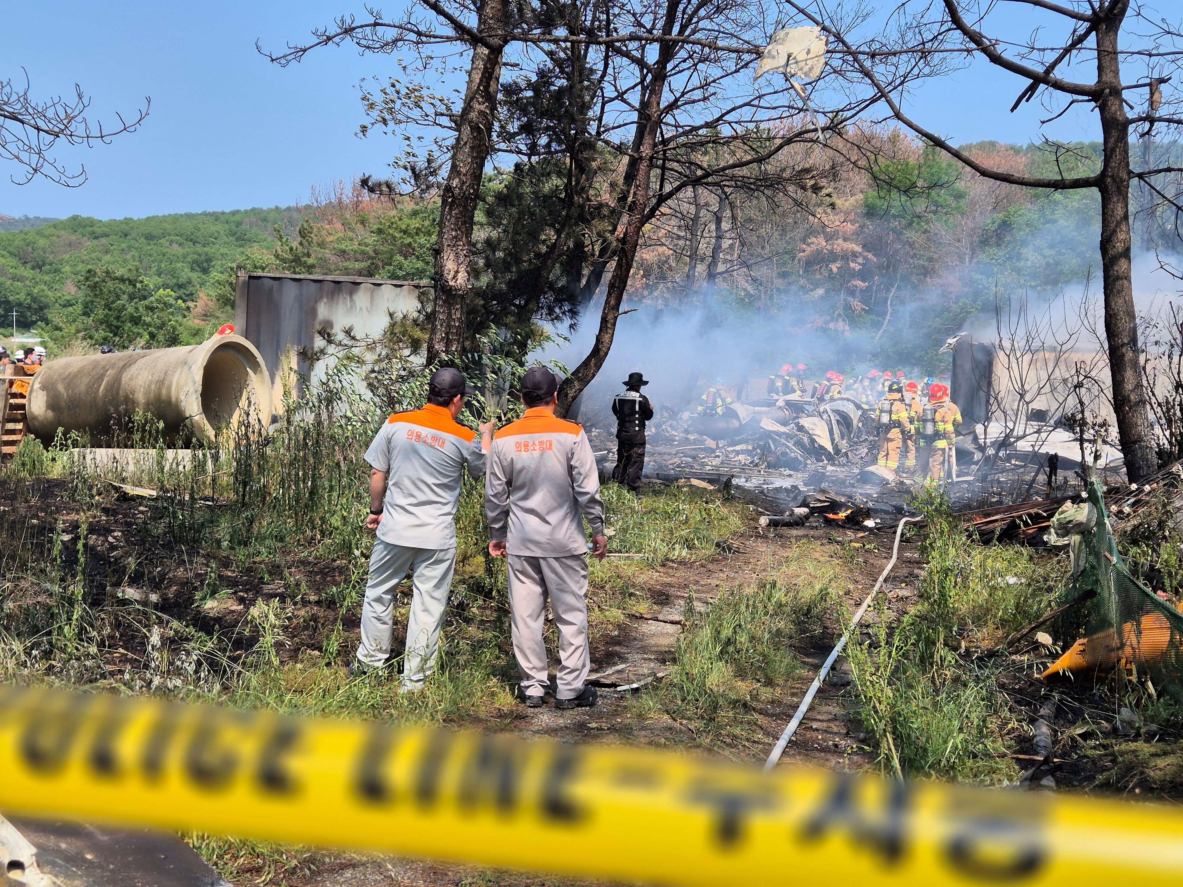 韓国南東部で海軍哨戒機が墜落、4人搭乗