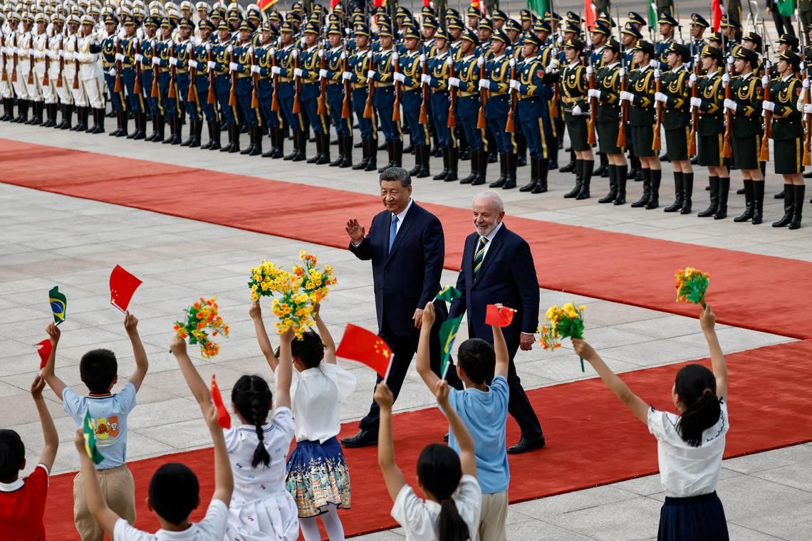 China, Brazil pledge to defend free trade as presidents meet in Beijing |  The Straits Times