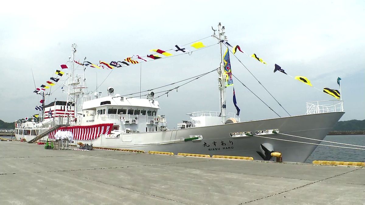 【新たな船で航海】実習船　新りあす丸お披露目　岩手県宮古市