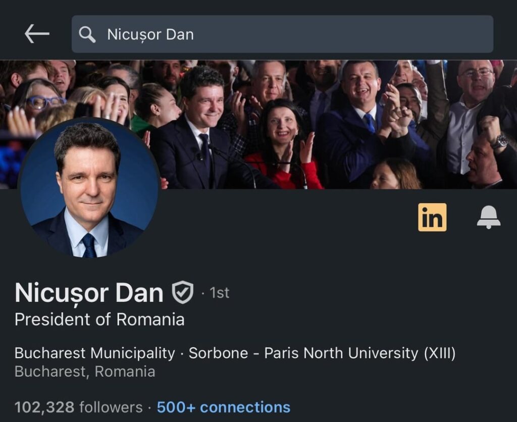 ダン氏はLinkedInを更新しました
