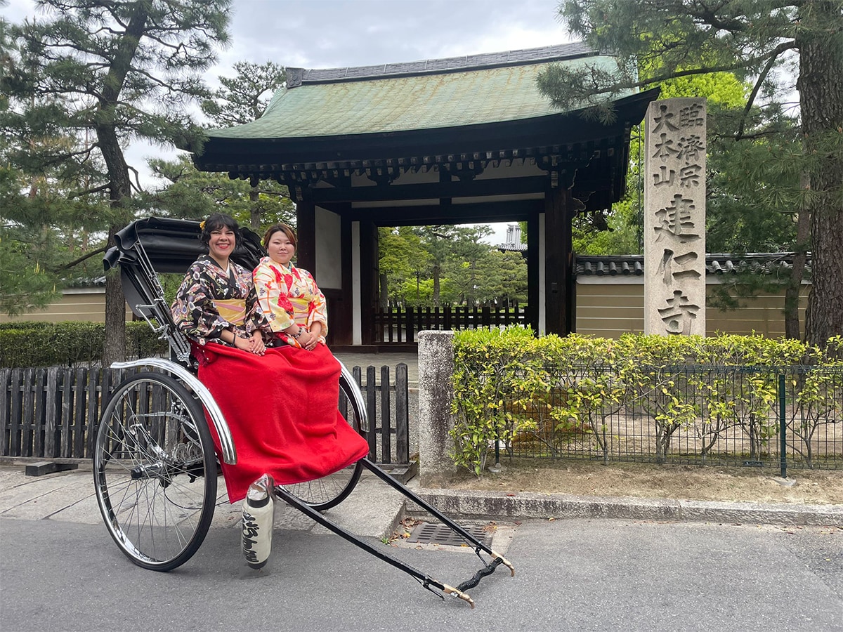 京都を友達と楽しむ（写真：パウラさん提供）