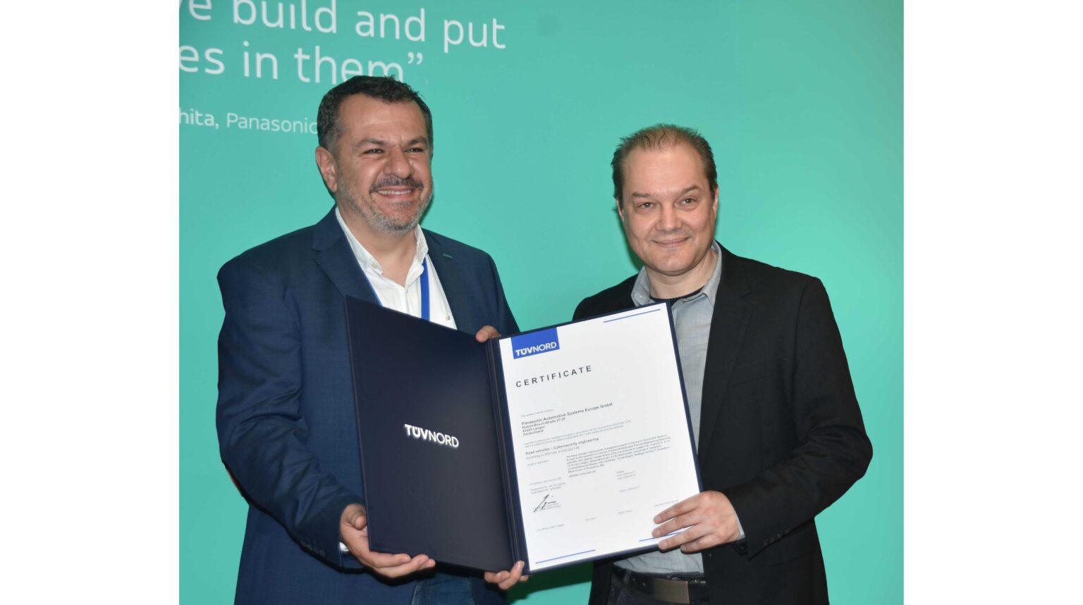 パナソニックASヨーロッパ社がDAkkS認定ISO/SAE 21434認証を取得するドイツ初のオートモーティブサプライヤーに　 | パナソニック オートモーティブシステムズ株式会社