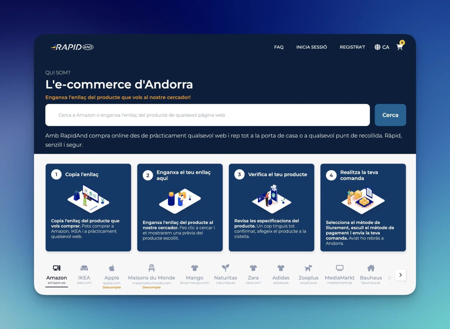 Andorraでオンラインで電子機器やその他のアイテムをどのように購入しますか？ローカルeコマース